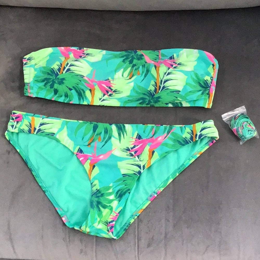 Tropical Two Piece Bikini